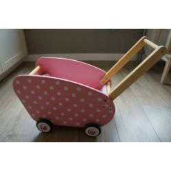 Houten poppenwagen Im toy