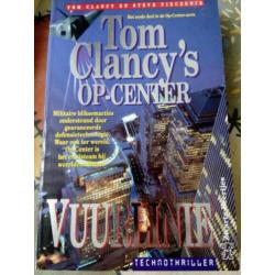 Tom clancy,s op-center. Jacht op prooi,brandhaard,vuurlinie.