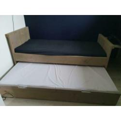 Grijs steigerhout bed 90x200 merk jorg