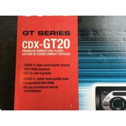 autoradio cd-speler Sony CDX-GT20