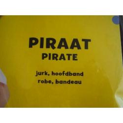 Nieuwe Piraten Jurk met hoofdband mt 146/nog in verpakking