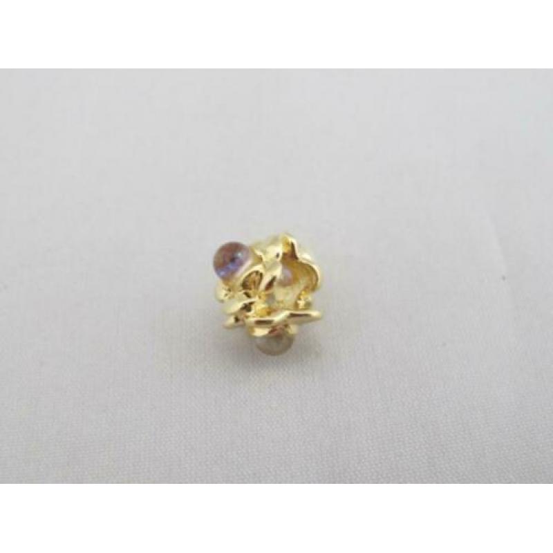 Trollbeads Drie Bloemen Goud 750/18Krt IN NIEUWSTAAT! G-742