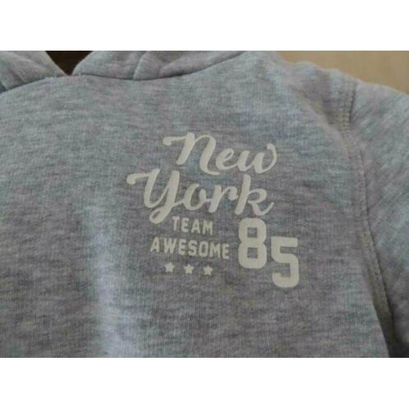 Palomino grijze hoody New York 85 maat 116