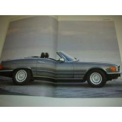 Mercedes SL 280, 380, 500 model 107 Folder 1983