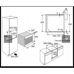 Nieuwe Atag combi oven grill magnetron CX4592D matrix zwart