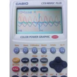 Prima grafische rekenmachine Casio CFX-9850GC PLUS - KLEUREN