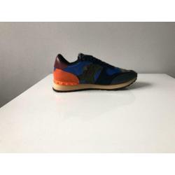 Originele Valentino Sneakers Oranje Camo Runners T