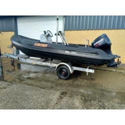 Yukon 20R Offshore Hypalon RIB eventueel met Evinrude 115 pk