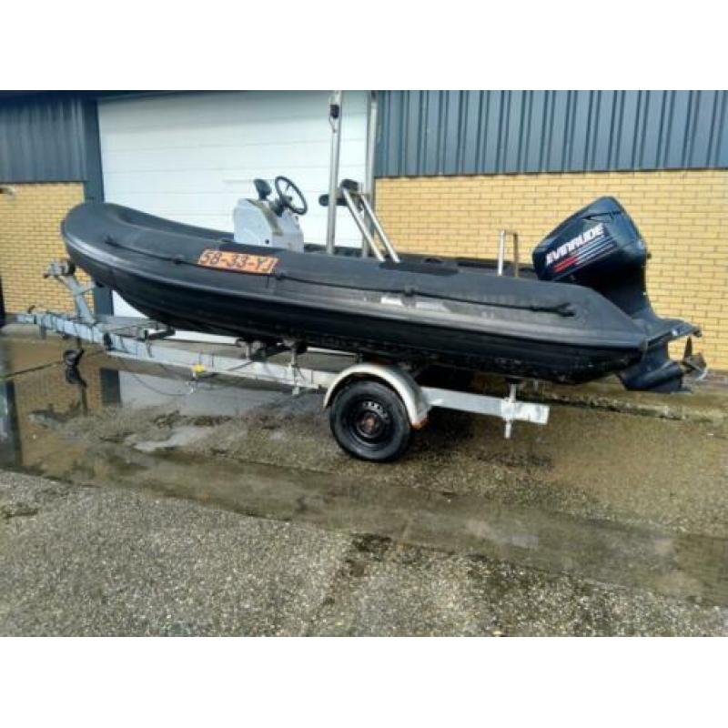 Yukon 20R Offshore Hypalon RIB eventueel met Evinrude 115 pk