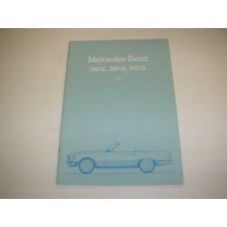 Mercedes SL 280, 380, 500 model 107 Folder 1983