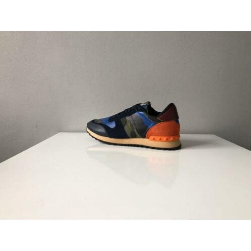 Originele Valentino Sneakers Oranje Camo Runners T