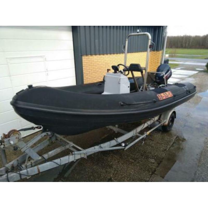 Yukon 20R Offshore Hypalon RIB eventueel met Evinrude 115 pk