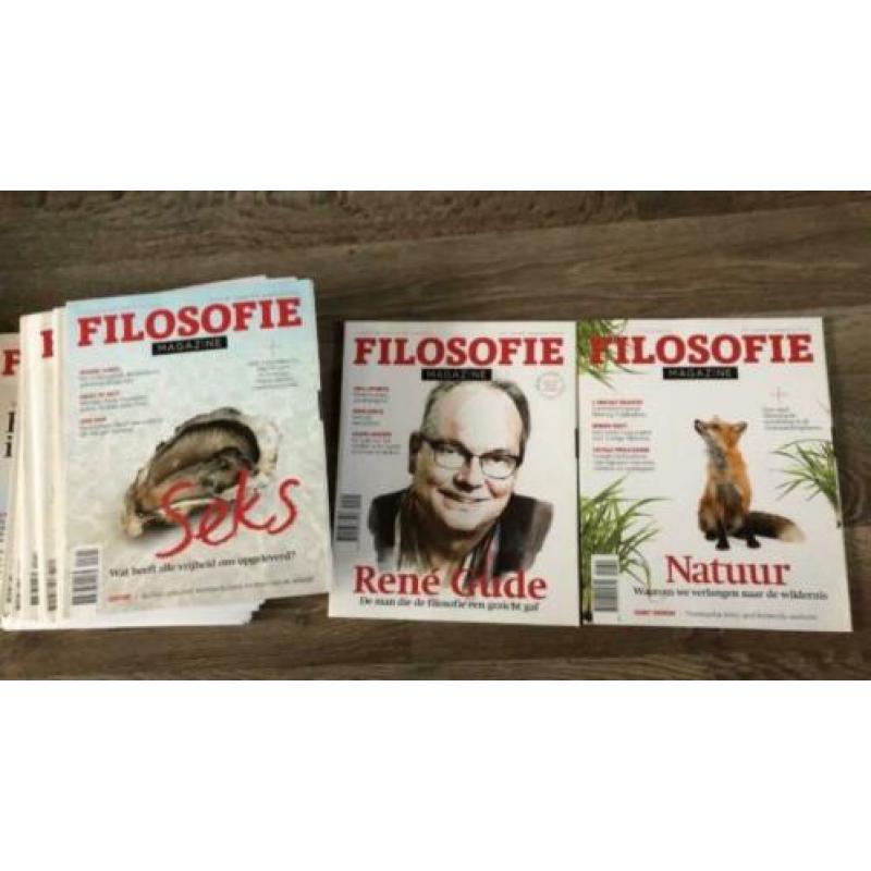 Tijdschriften (gratis), o.a. Filosofie Magazine en Onze Taal