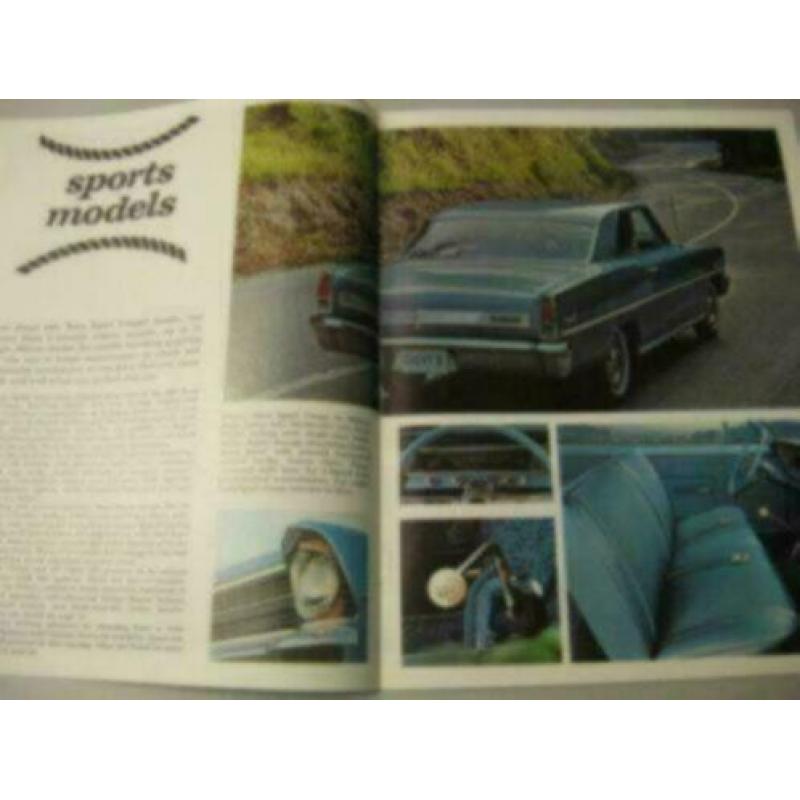 1967 Chevrolet Chevy II Nova Brochure USA