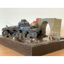 1/35 diorama PanzerIII WWII