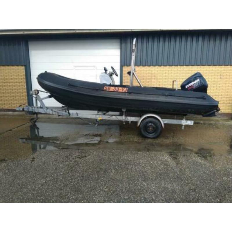 Yukon 20R Offshore Hypalon RIB eventueel met Evinrude 115 pk