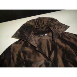 GOSSIP chocolade bruine blouse