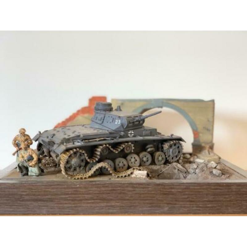 1/35 diorama PanzerIII WWII