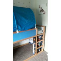 Compleet kinderbed, hoogslaper