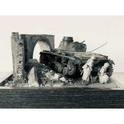 1/35 diorama PanzerIII WWII