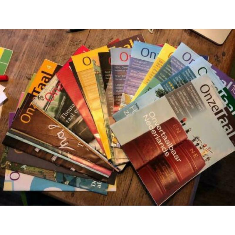 Tijdschriften (gratis), o.a. Filosofie Magazine en Onze Taal