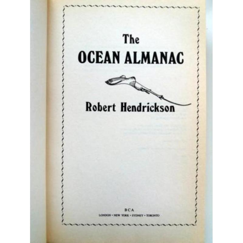 Robert Hendrickson - The Ocean Almanac (Engelstalig)