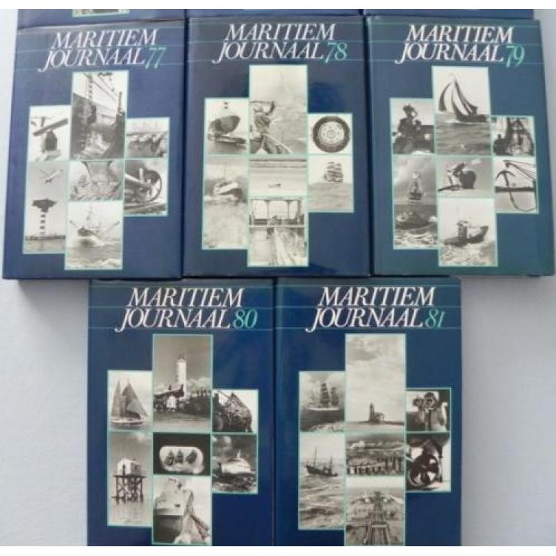 Maritiem journaal van 1974 t/m 1981 van NL en België 8 delen