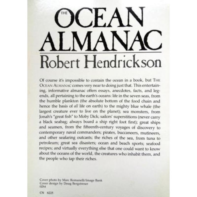 Robert Hendrickson - The Ocean Almanac (Engelstalig)