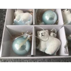 2 Riviera Maison Baby Boy Bear Ornament.