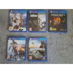 ps4 compleet + 5 spellen