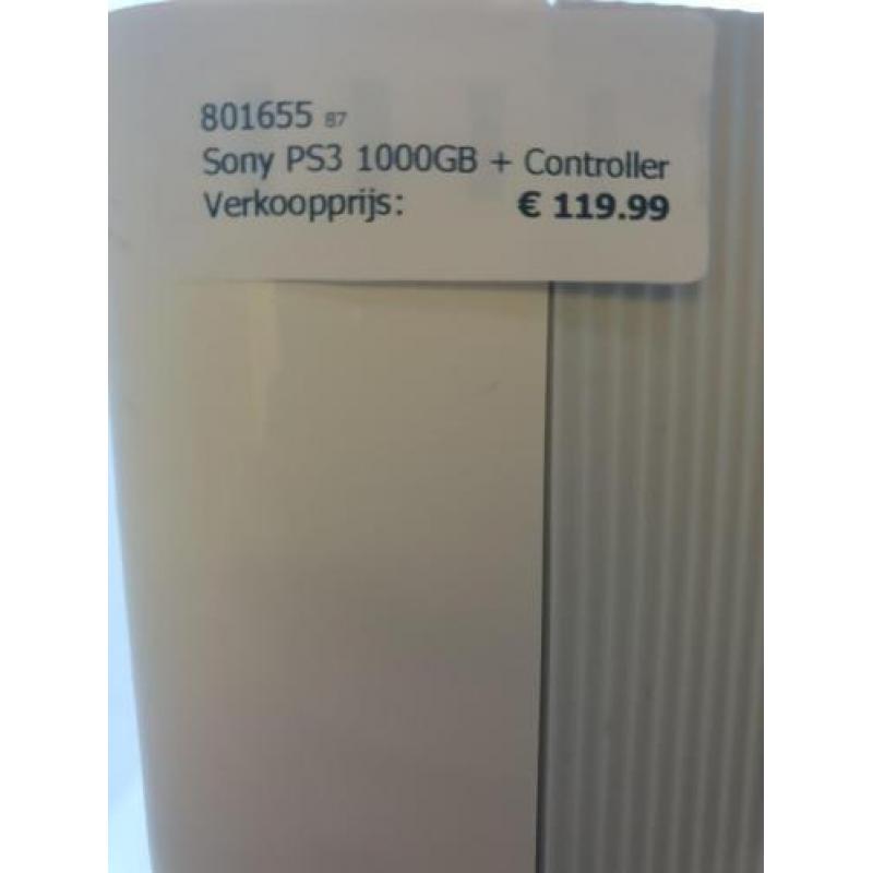 Sony PS3 1000GB + Controller 801655