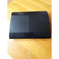 Playstation 3 Super Slim zwart 500 gb + 5 spellen