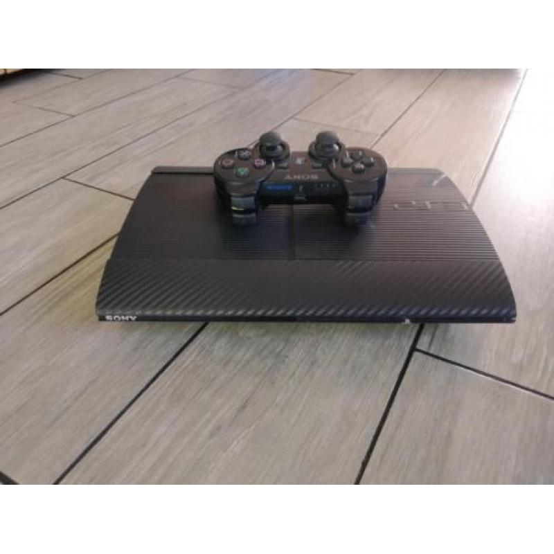 PS3 ultra slim 500gb zgan 20games!