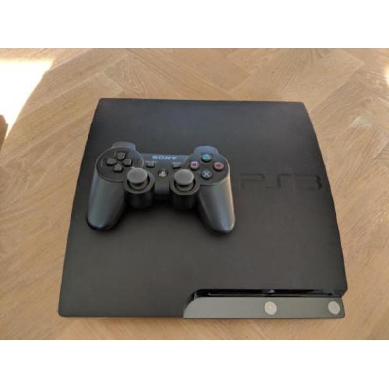 Playstation 3 + controller + spellen